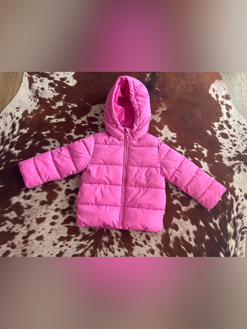 Kids Pink puffer winter Jacket coat